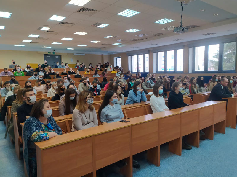 Встреча представителей Белорусского института стратегических исследований (БИСИ) со студентами и профессорско-преподавательским составом ПолесГУ