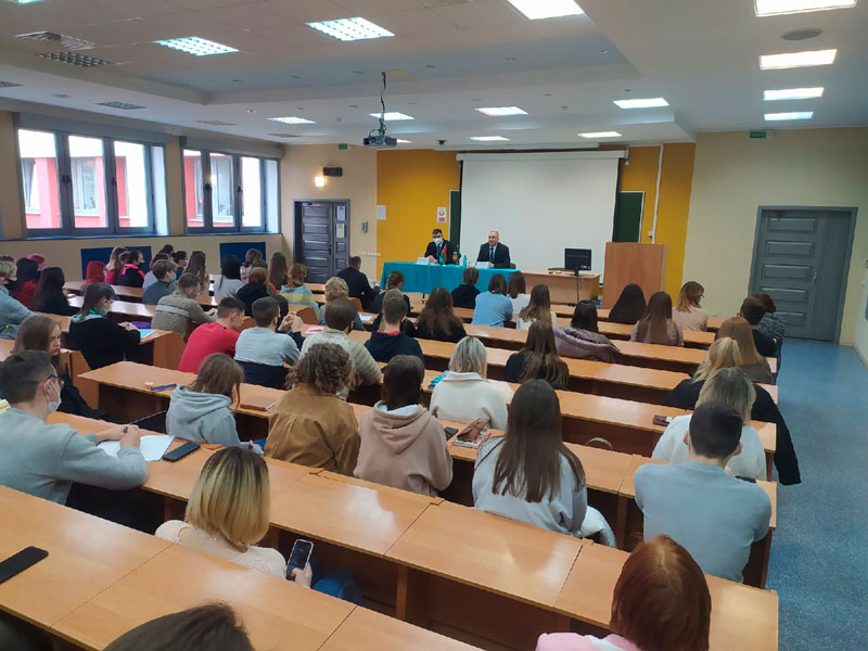 Встреча представителей Белорусского института стратегических исследований (БИСИ) со студентами и профессорско-преподавательским составом ПолесГУ
